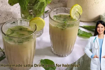 Homemade sattu Drink