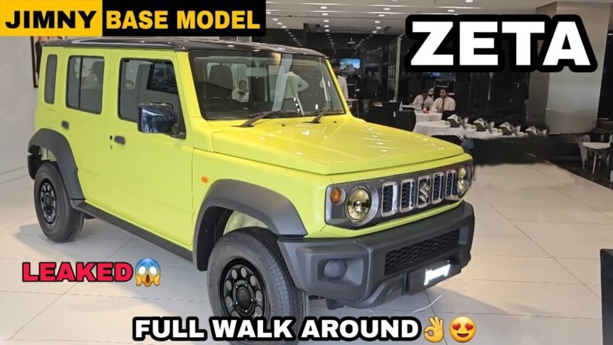 Maruti Jimny New Variant की कीमत पर चल रहा है बहुत बड़ा चर्च, फीचर और माइलेज का है मुकाबला